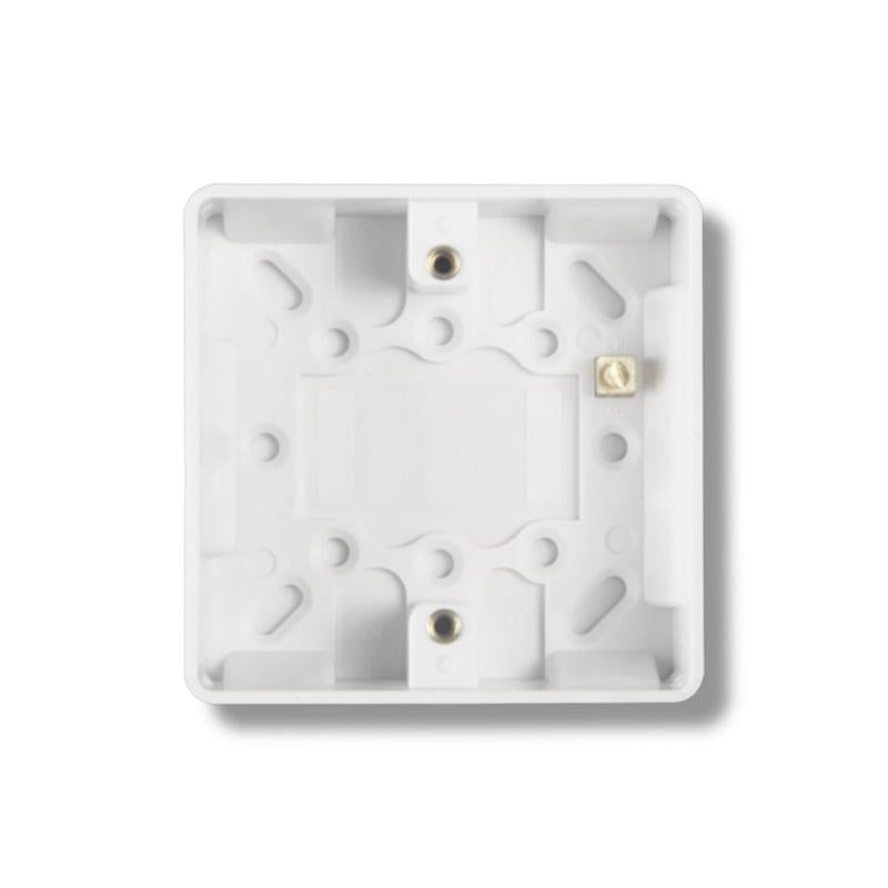 1 Gang Pattress Back Box – Available in 16mm, 35mm & 47mm BS 60670-1, Electrical Socket, Electrical Switch, Electrician, Home DIY plug