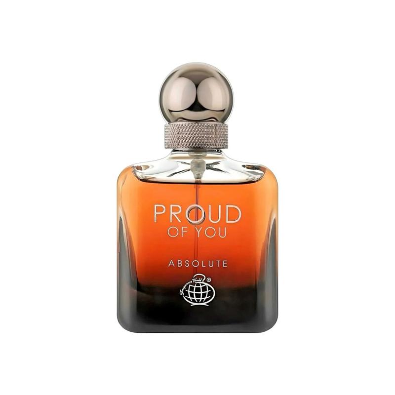 Proud of You Absolute 100ml EDP | Men’s Long-Lasting Arabian Perfume | Amber & Woody Luxury Fragrance | Strong Projection & All-Day Scent Inspired by Designer Classics | Fragrance World