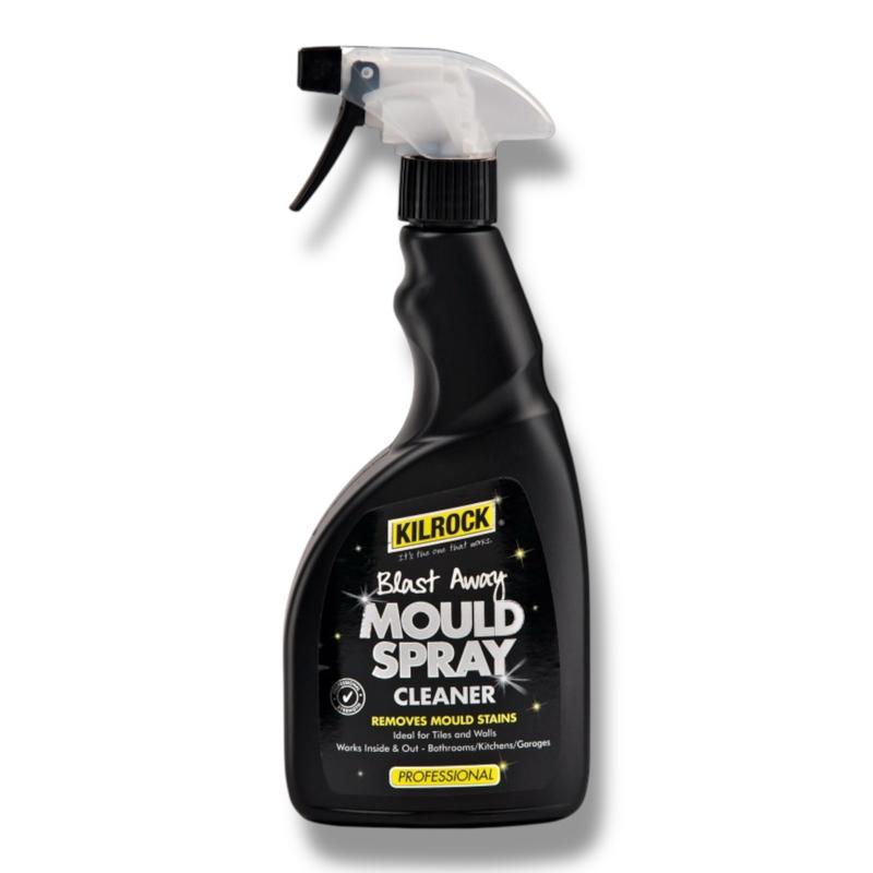 Kilrock Mould Spray Cleaner 500ml – Powerful Anti-Mould Formula for Walls, Windows, Tiles, Grout & Seals – Removes Black Mould, Mildew, Damp Stains – Ideal for Kitchens, Bathrooms, Showers, Windows, Walls. Householdld