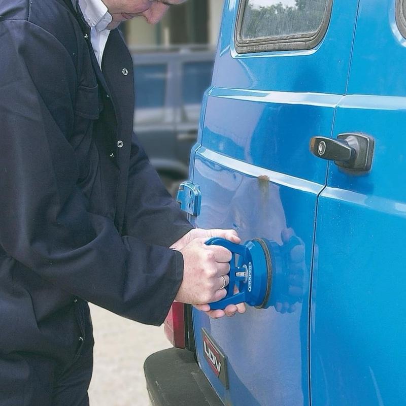 Suction Dent Puller Heavy Duty 118mm Car Body Panel Repair Tool Paint Safe Easy Grip Handle Garage Workshop Car Dent Fix - Draper