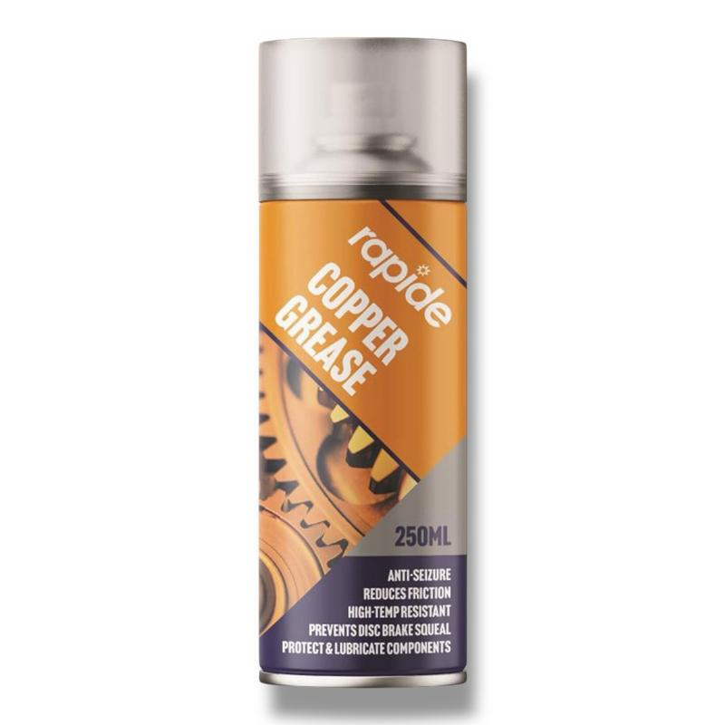 Copper Grease Spray 250ml for Brakes, Bolts & Exhausts | Anti-Seize High Temp | Rust Prevention | Easy Spray Can | Garage Essential | Car Maintenance Tool - Rapide, Auto Extreme