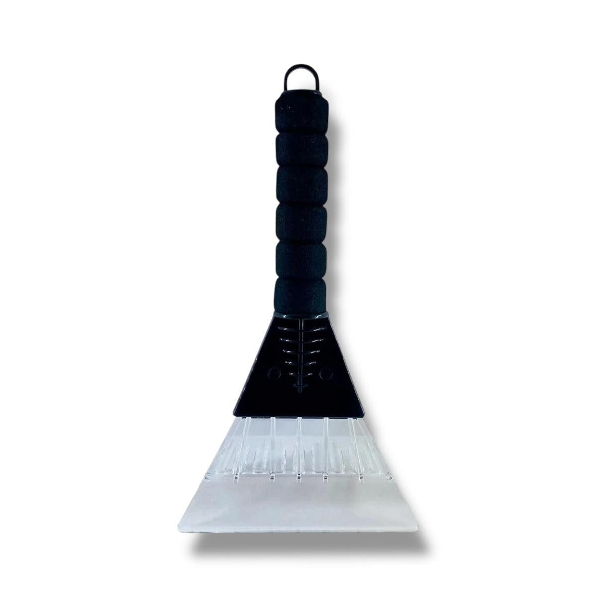 Ice and Snow Scraper - Extra Wide Soft Grip for Car and House Windows. Compact and portable windshield wiper fabric cleaner