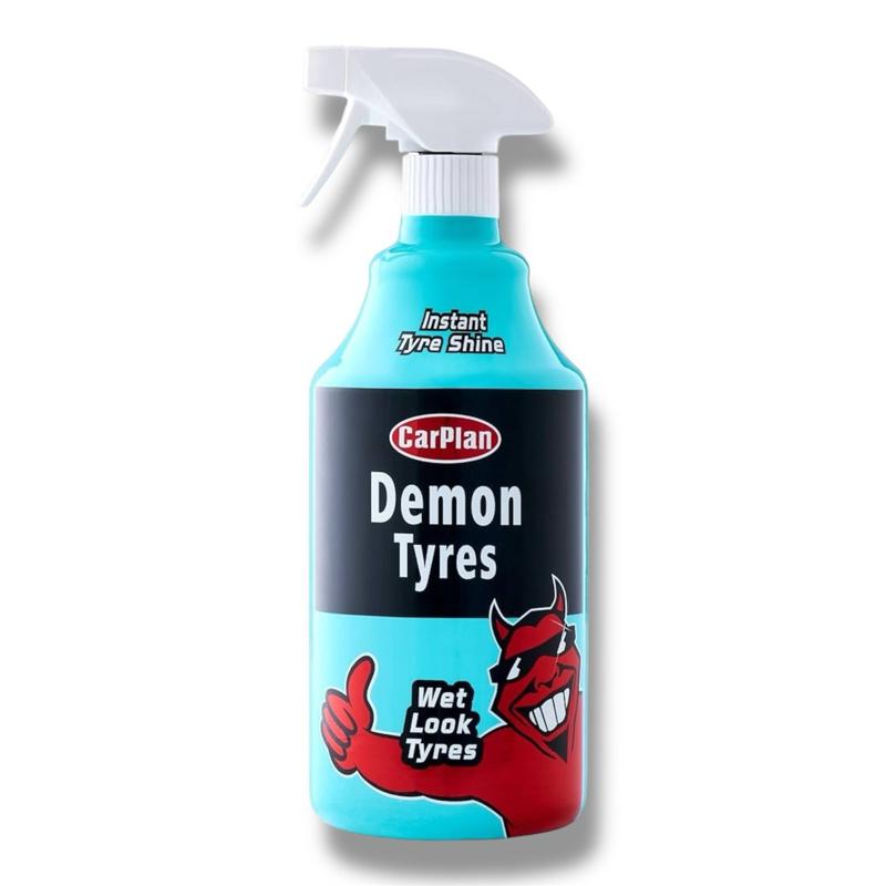 Tyre Shine And Protection 1L Spray, Spray And Dry CarPlan Demon Tyres 1L – Ultimate, Wheel Cleaning, Auto, Auto motive, Valeting, Car Wash. Cleaner. automotive products detailing tools
