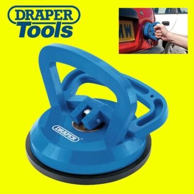 Suction Dent Puller Heavy Duty 118mm Car Body Panel Repair Tool Paint Safe Easy Grip Handle Garage Workshop Car Dent Fix - Draper