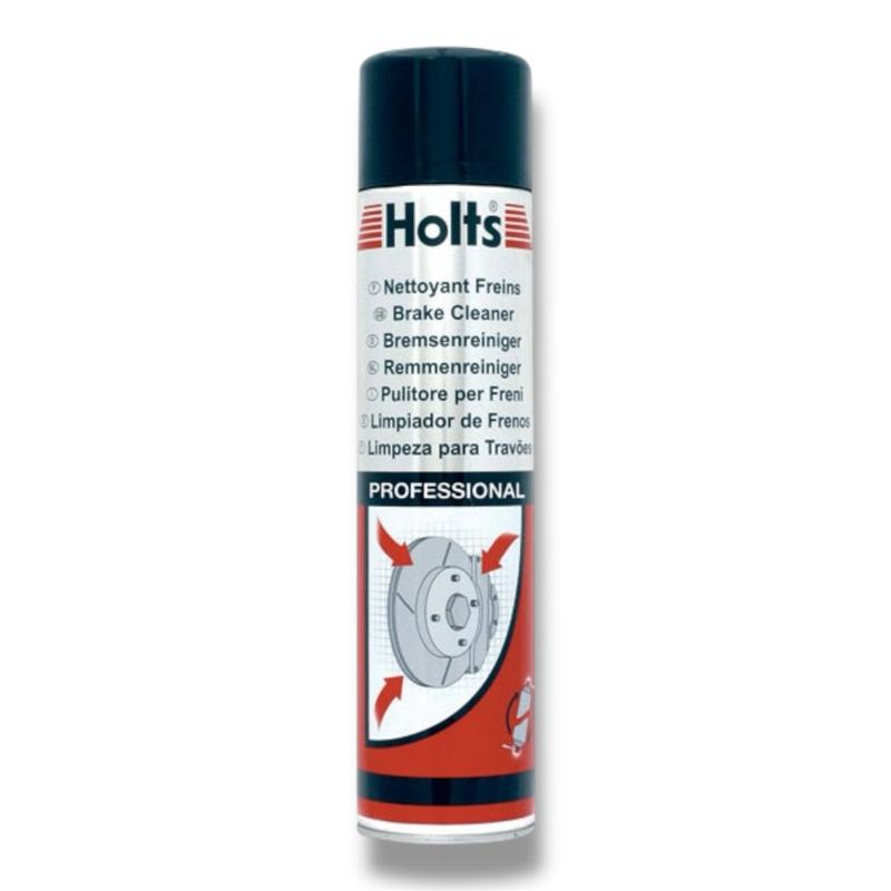 Holts Professional Brake Cleaner 600ml – Powerful Fast-Drying Formula for Removing Grease, Oil & Brake Dust – Residue-Free Cleaning for Brakes, Clutches & Metal Parts – Improves Brake Performance | Mechanic | DIY