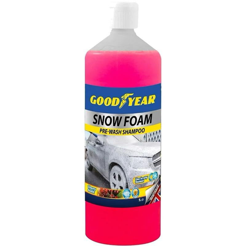 Goodyear Snow Foam Car Shampoo Cherry Scented - pH Neutral Pre-Wash Cleaner | Safe on All Paint Finishes |