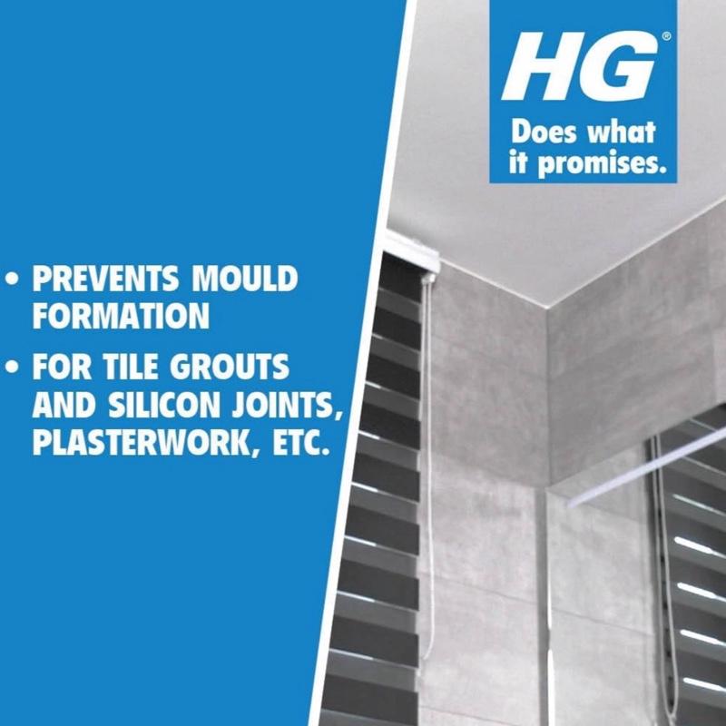 HG Mould Preventer 500ml | Long-Lasting Protection Against Mould & Mildew , House Hold Cleaner, Surface, Home Care, Walls, Tiles, Kitchen, Bathroom Household Spray Window remover Silicone Clean
