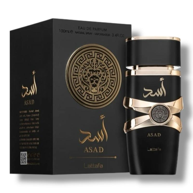 Lattafa Asad 100ml Eau de Parfum | Strong Arabian Perfume for Men | Long Lasting Masculine Scent