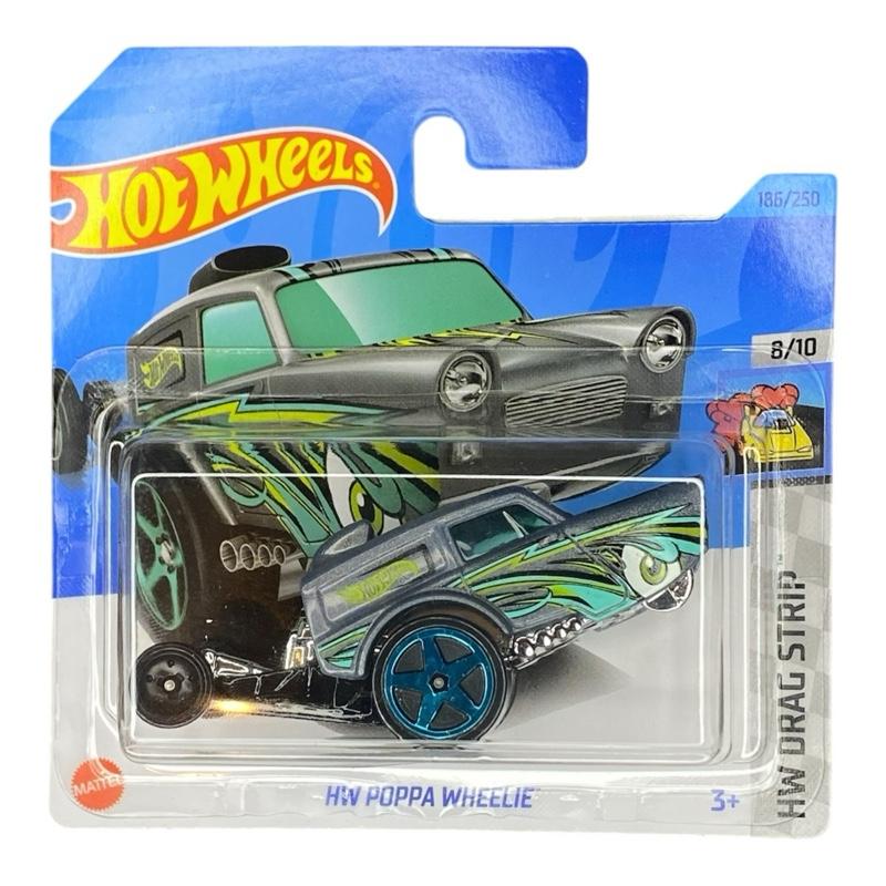 Hot Wheels | HW Poppa Wheelie | Mattel | Rally | Die Cast | Collectible | Model Car | Toy Car | HW Drag Strip