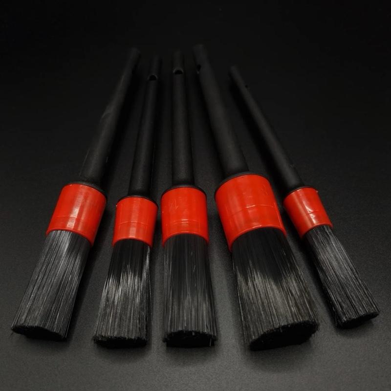 Auto Extreme Car Detailing Brushes Set – 5 Pack | Soft Bristle Cleaning Brushes for Interior, Exterior, Wheels, Vents & Trim | Scratch-Free Auto Detailing Tools, Car Wash, Interior Care
