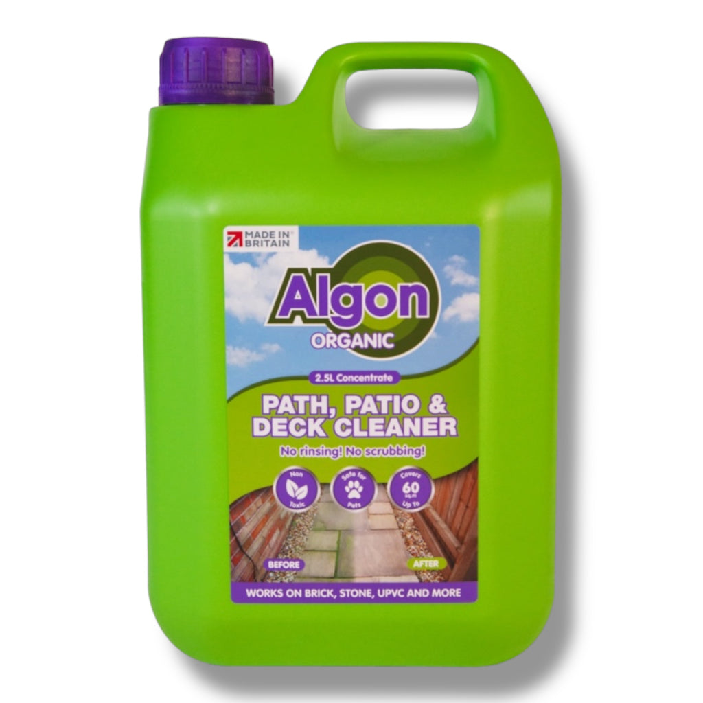 Algon - Path, Patio, Decking, Driveway Cleaner - 2.5L Concentrate - Non Scrub Formula