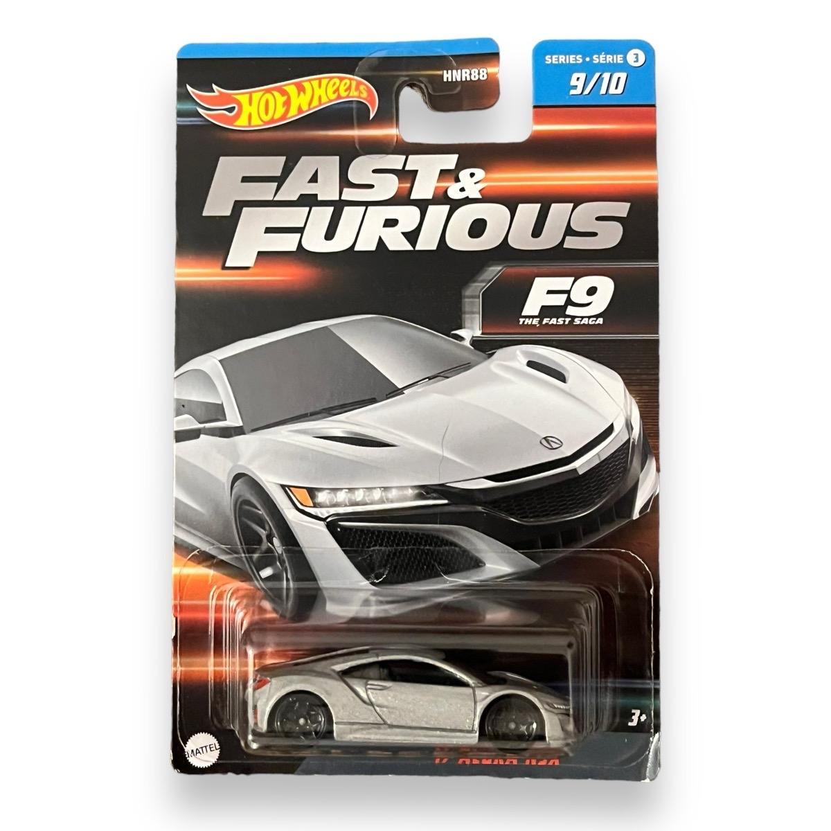Hot Wheels | Acura NSX 2017 | Fast & Furious | F9 Fast Saga | Mattel | Die Cast Car model