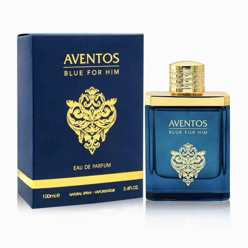 Aventos Blue For Him 100ml EDP | Men’s Fresh Citrus & Woody Arabian Perfume | Long-Lasting Strong Projection | Designer-Inspired Fragrance by Fragrance World