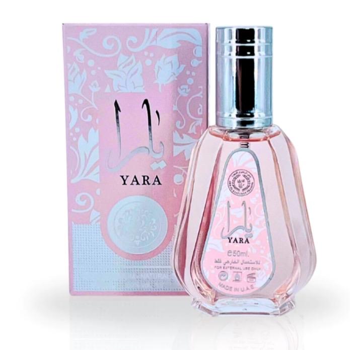 Ard Al Zaafran Yara – 50ml Arabian Eau de Parfum for Women | Long Lasting Luxury Perfume with Sweet Vanilla, Fruity & Floral Notes