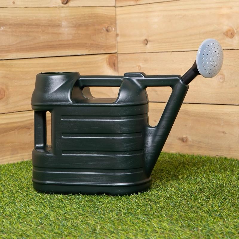 6.5L Watering Can Green | Durable Plastic Garden Watering Can for Plants, Flowers, Lawns | Lightweight, Easy Pour Design | Indoor & Outdoor Use | Eco-Friendly Gardening Tool - Ward Value
