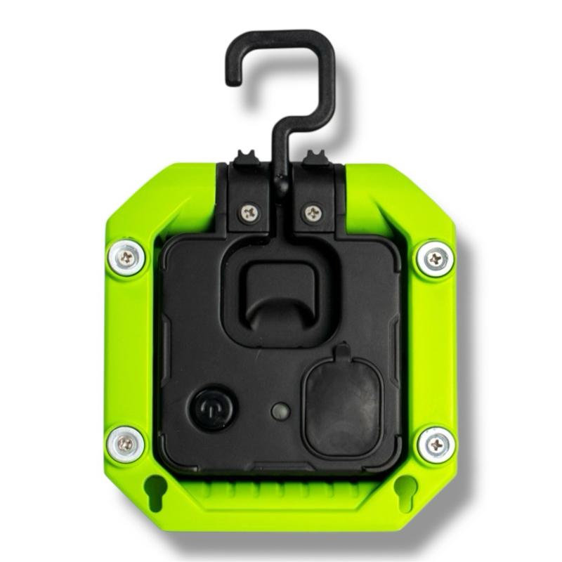 Luceco 10W LED Rechargeable Worklight – Portable & Powerful LED Lighting | Tough | Robust | LED | 4000K White Light | USB Car Chargeable | On Site | Home | Garage | Light Weight | Super Bright | 800 Lumens