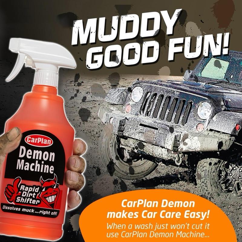 Pre-Wash Spray Car Cleaner 1L | Powerful Formula | Multi Purpose | Dirt Remover | Spotless Finish | CarPlan Demon Machine | Works On Paintwork, Glass, Plastic, Chrome, Car Wash, Detailing, Valeting, Cleaning | Auto Cleaning | Automotive products tools