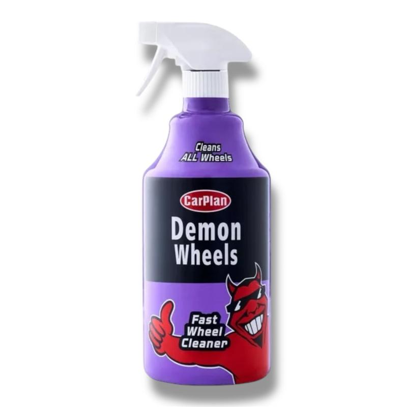 Wheel Cleaner 1L Foaming Cleaner CarPlan Demon Wheels – Powerful Alloy & Wheel Cleaner for a Spotless Shine | Valeting | Detailing | Car Wash | Pre Wash Wheel Cleaner | Spray | Auto Cleaning | Automotive products