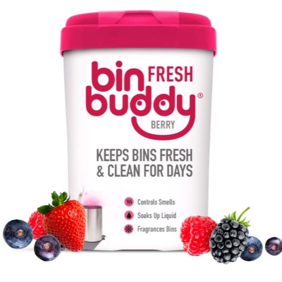 Bin Aroma Cleanser Buddy Fresh 450g Berry Blast, Bin Bad Scent odour Eliminate, Odour Prevention, Preventer, Fresh Bin, Home Bin, Black Bin, Green Bin, Bin Day Household Fragrance Perfume Scented Kitchen Fresh Smell eliminator