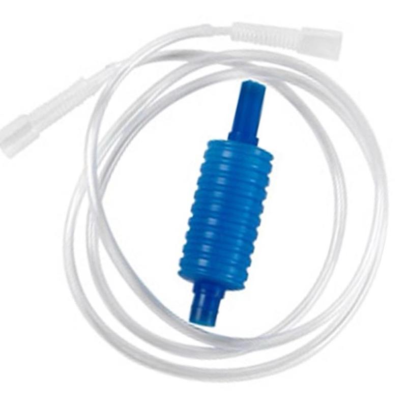 Long Reach Syphon Pump 1.8m Manual Liquid Transfer Tool for Fuel Water Oil Non-Corrosive Fluids – Easy Use Siphon Hose – Durable Portable Design – SupaTool