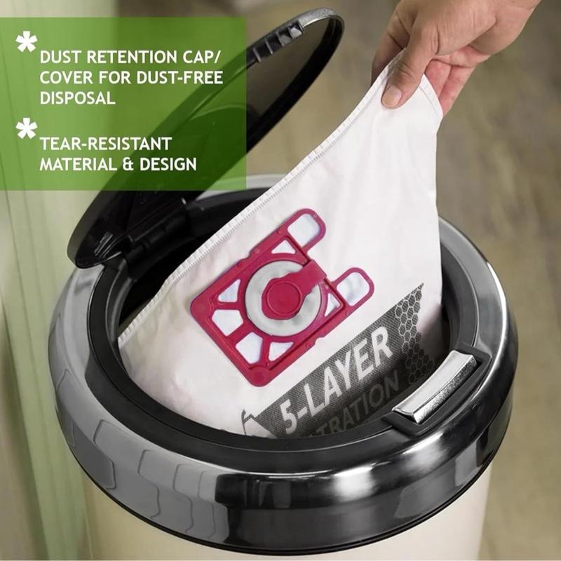 10 Pack Henry Hetty Numatic Vacuum Bags – High Filtration Microfibre Dust Bags for AS200 Models | Durable & Easy Fit | Qualtex Compatible Replacement