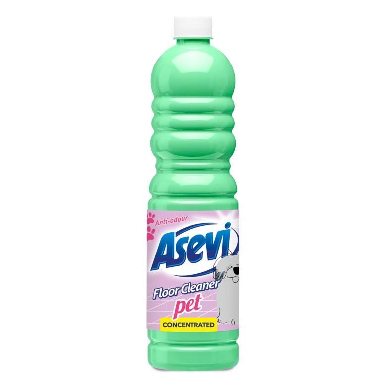 Floor Cleaner Pet 1L - Removes Odours, Stains, Pet Mess, Powerful Multi-Surface Formula, Spanish Household Cleaner for Pet Owners | Eliminates Pet Odours, Safe & Fresh Fragrance, Deep Cleaning for Carpet, Tiles, Laminate & Vinyl Floors Concentrate Asevi