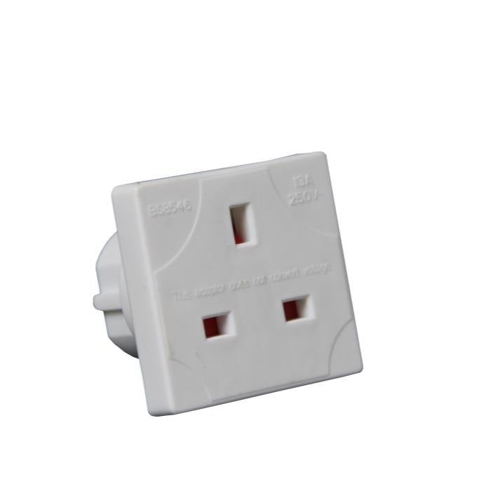 Securlec Uk To EU Travel Plug - Multi-Pack | For EU Visitors From The UK - 2 Pin - 13a 250v