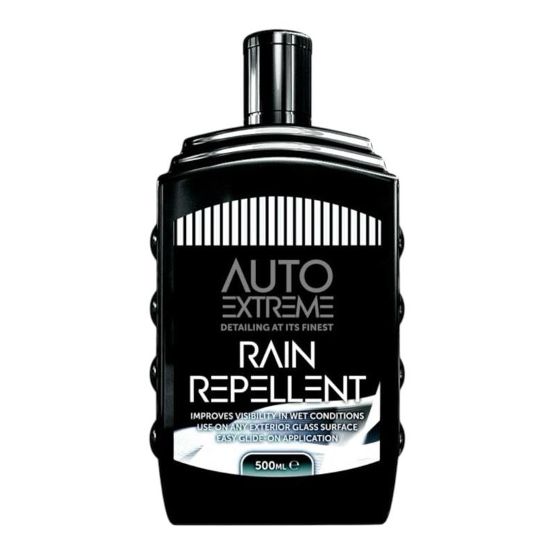 Rain Repellent 500ml – Auto Extreme Premium Waterproof Coating for Windshields, Protects Against Water, Dirt & Grime, Enhances Visibility, Ideal for Car Cleaning, Valeting & Detailing, Easy to Apply, Streak-Free Finish, Essential Car Care for All Weather