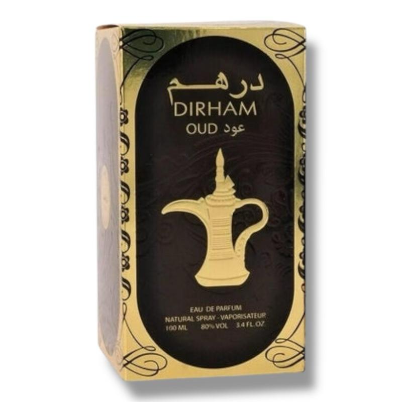 Dirham Oud – 100ml Arabian Eau de Parfum for Men & Women | Long Lasting Luxury Perfume with Citrus, Spices & Deep Oud Notes
