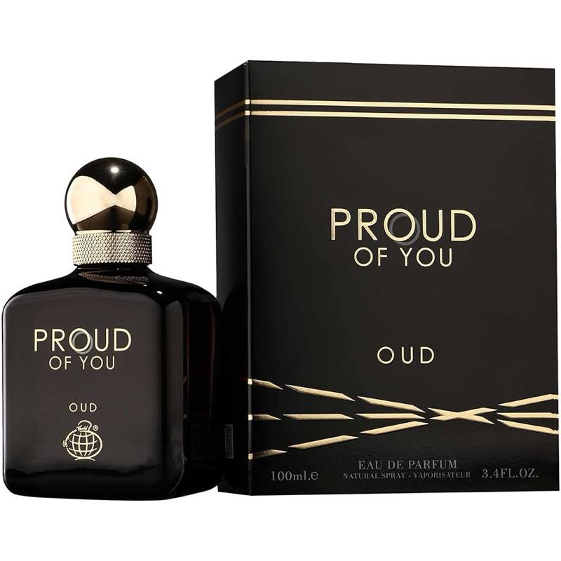 Proud of You Oud 100ml EDP | Men’s Arabian Perfume | Rich Oud, Amber & Woody Scent | Long-Lasting Strong Projection | Luxury Designer-Inspired Fragrance | Fragrance World