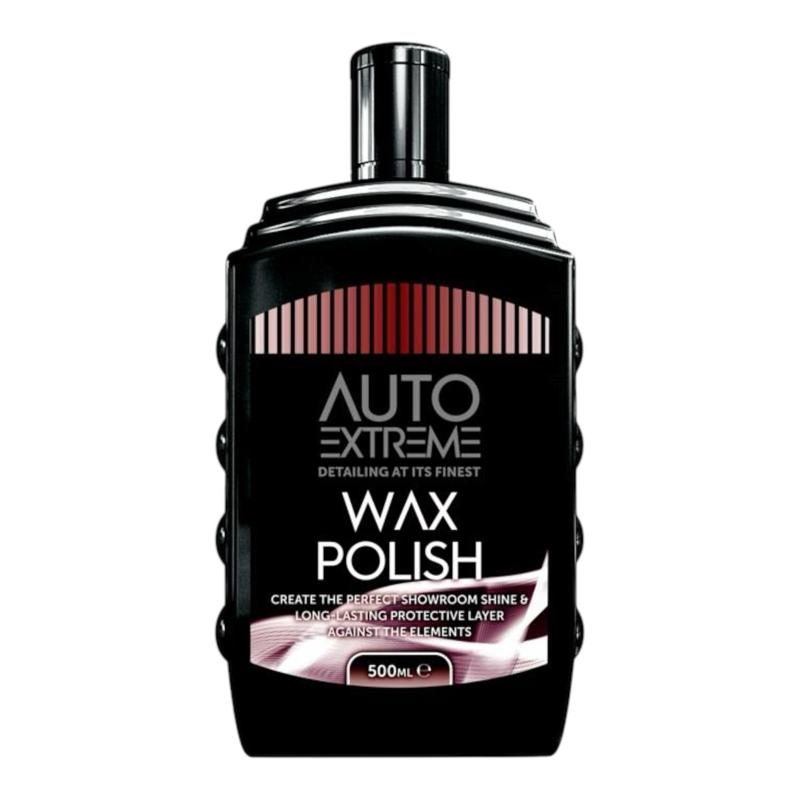 Wax Polish 500ml - Auto Extreme Showroom Finish, Long-lasting Protection, Car Paint Care, Professional Detailing, Enhances Shine, Removes Contaminants, High-Quality Car Polish, Ultimate Gloss & Protection for Vehicles, Car Maintenance, Detailing Supplies