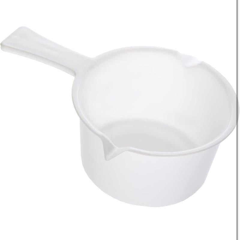 Microwave Saucepan 0.5L – Lightweight Cooking Pot Convenient & Versatile Cooking. Mess Free Kitchen Pot. Cookware. Ideal For Noodles, Pasta Soup, Porridge, Sauces and More. Microwave and Dishwasher Safe. Lid White