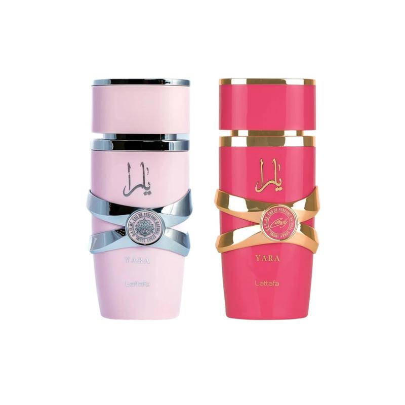 Lattafa Yara 5th Anniversary Perfume Gift Set | 2 x 100ml Eau de Parfum – Yara & Yara Candy | Long Lasting, Sweet & Floral Fragrance for Women | Luxury Arabian Scented Gift Box