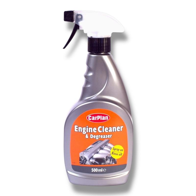 Engine Bay Cleaner and Degreaser 500ml | Powerful Engine Bay Degreaser | Removes Oil, Grease & Grime | Ideal for Car Maintenance, Detailing & Valeting CarPlan coating leather supplies