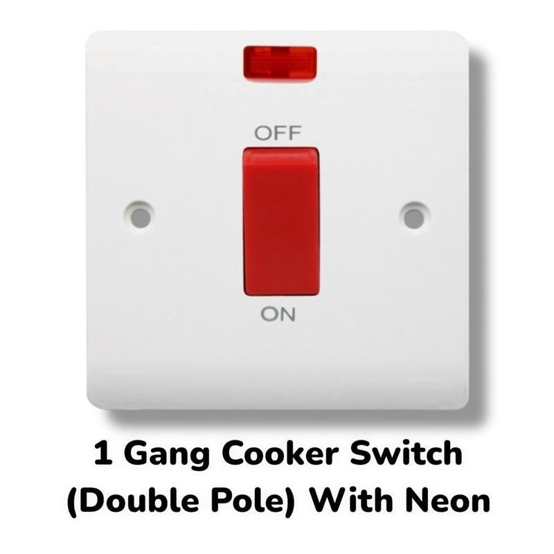 Second Fix Electrical Bundle Create Your Own - Premium Sockets, Switches, Fused Spurs, Light Fittings & Blank Plates Cooker Bathroom Kitchen Electrician Rewire Household - BS EN Certified - DIY & Trade Quality - High Safety Standards - Securlec