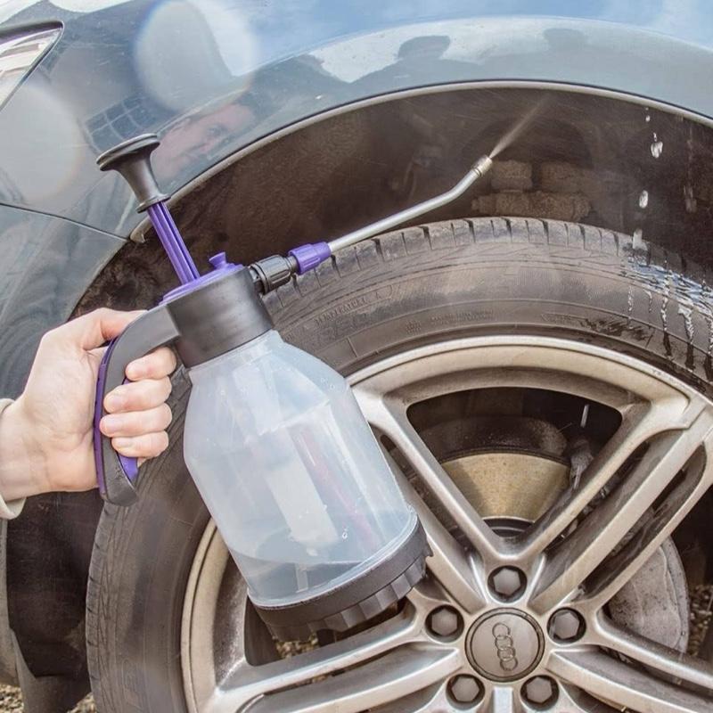 Pressure Pump Sprayer With Lance 1.5L Auto Vehicle / Garden Car Pre Wash, Snow Foam Wash And Wax Heavy Duty, Pressure Control Valve, Adjustable Nozzle, Chemical Resistance, Cleaning, Pesticides Detailing, Valeting, Car Wash, Measurements, Home, Hand Pump