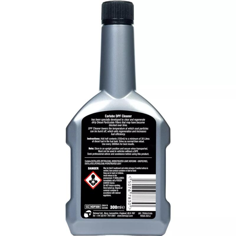 DPF Cleaner Add to fuel DPF Cleaner Double Concentrate 300ml - Cleans & Regenerates Diesel Particulate Filters, Improves Fuel Efficiency & Combustion, Prevents Blockages, Ideal for Turbocharged & Diesel Engines additive