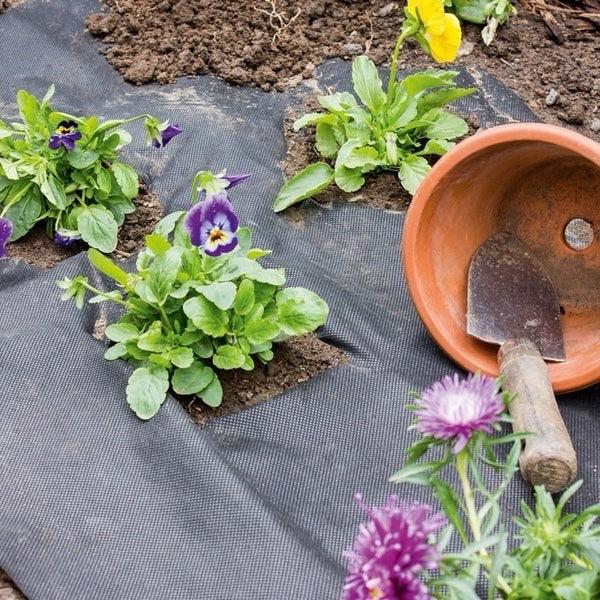 Weed Control Fabric 8m x 1.5m Ground Cover Sheet for Garden Borders Paths Patios Mulching Plant Beds UV-Resistant and Breathable Membrane – SupaGarden