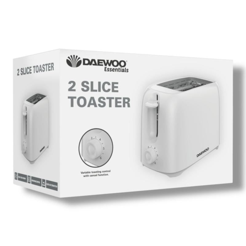 Daewoo 1.7L Plastic Electric Kettle Black or White | Fast Boil, Auto Shut-Off, Limescale Filter, 2.2KW, Boil Dry Protection, Water Level Gauge | 7 Cup Capacity | Kitchen Home Appliance