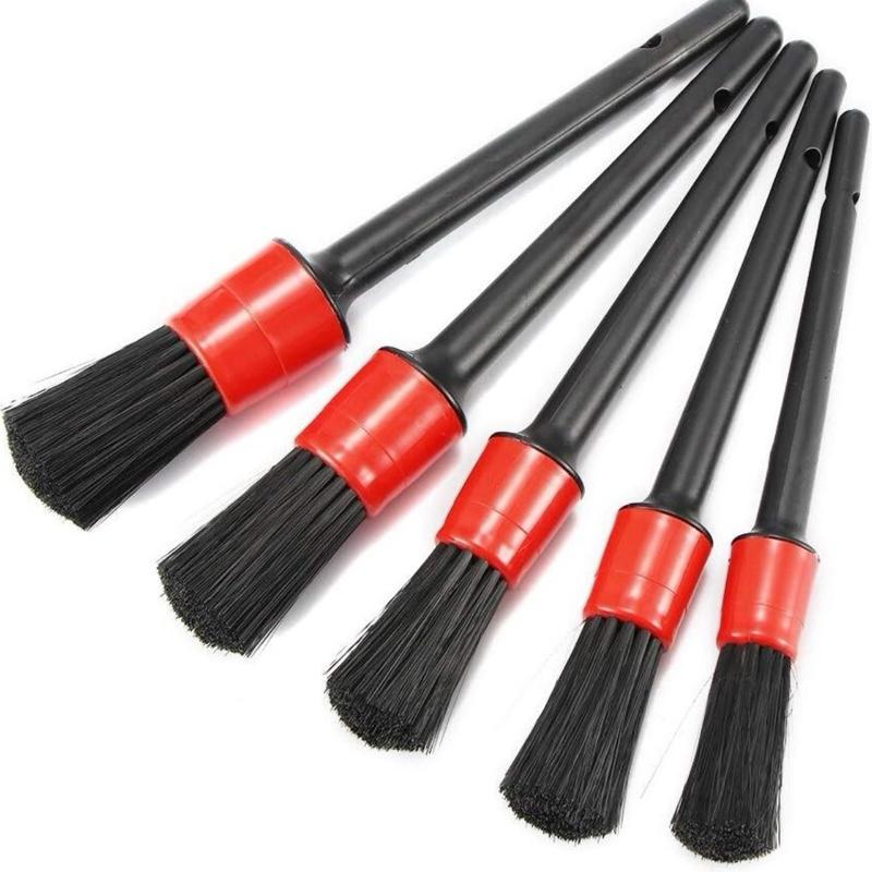 Auto Extreme Car Detailing Brushes Set – 5 Pack | Soft Bristle Cleaning Brushes for Interior, Exterior, Wheels, Vents & Trim | Scratch-Free Auto Detailing Tools, Car Wash, Interior Care