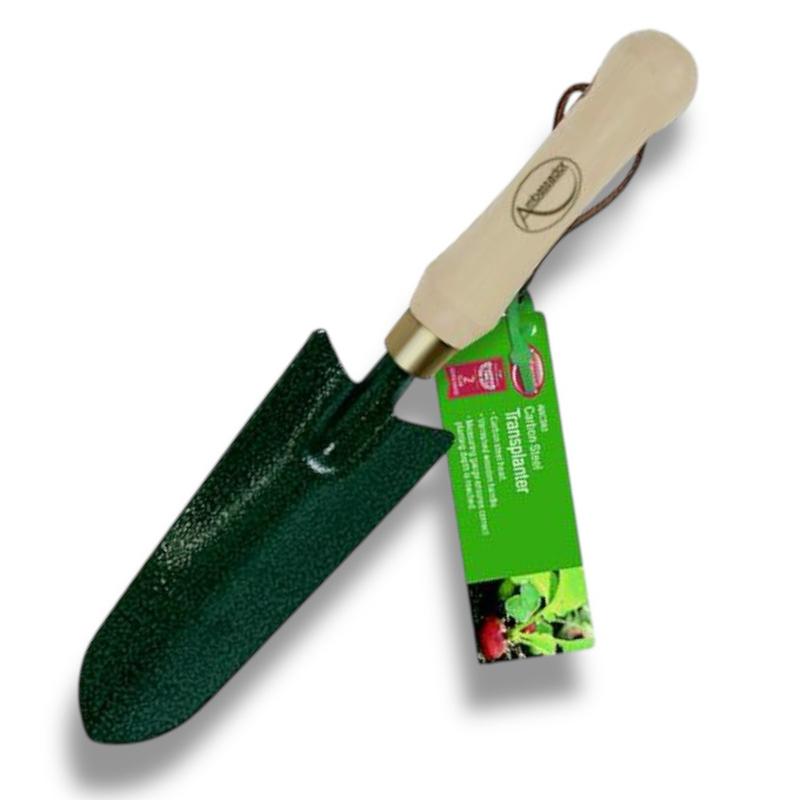 Ambassador Carbon Steel Transplanter – Durable Garden Tool with Strong Rust-Resistant Blade & Wooden Handle for Precision Planting & Transplanting Gardening Essential Summer Essential