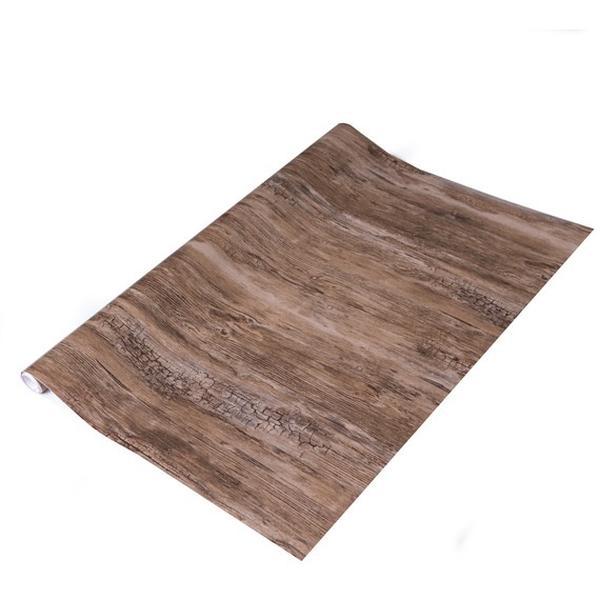 Self Adhesive Vinyl Wrap Film 45cm x 2m | Rustic | Vintage Wood Effect | Decorative Contact Paper | Peel & Stick Covering for Furniture Shelves Doors Drawers | Kitchen, Counters, Worktops, Easy to Cut & Apply | Waterproof & Durable | d-c-fix Rio