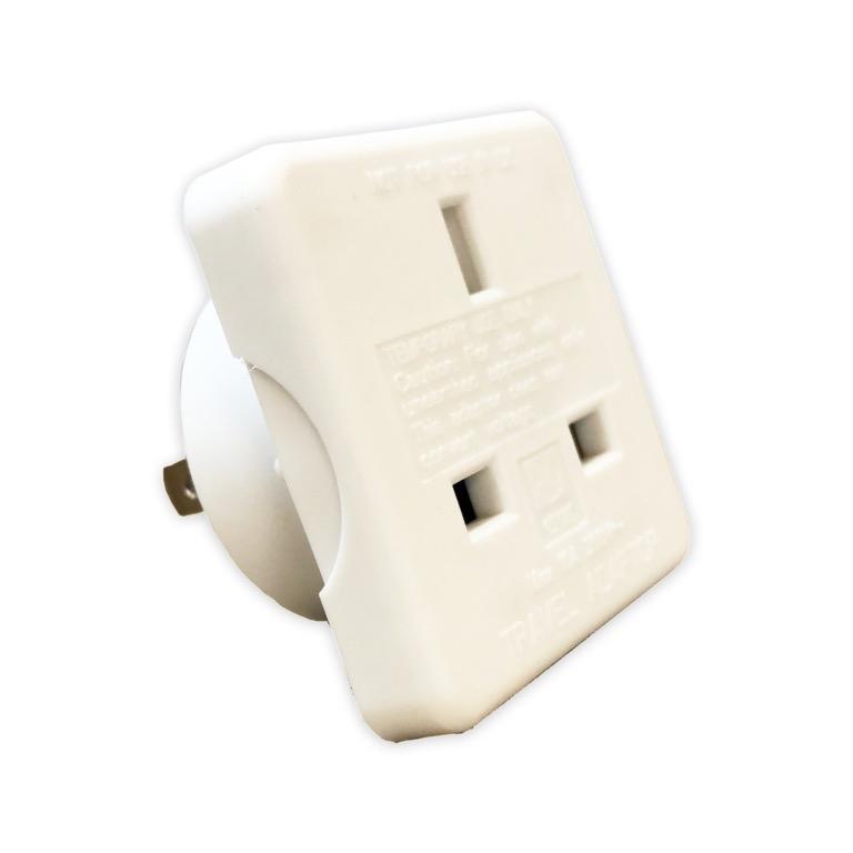 2 Pack Adapter Plug UK to USA, Canada, Mexico, Thailand, Travel Plug, US 3 Pin to 2 Pin, Holiday Plug, Holiday Essential