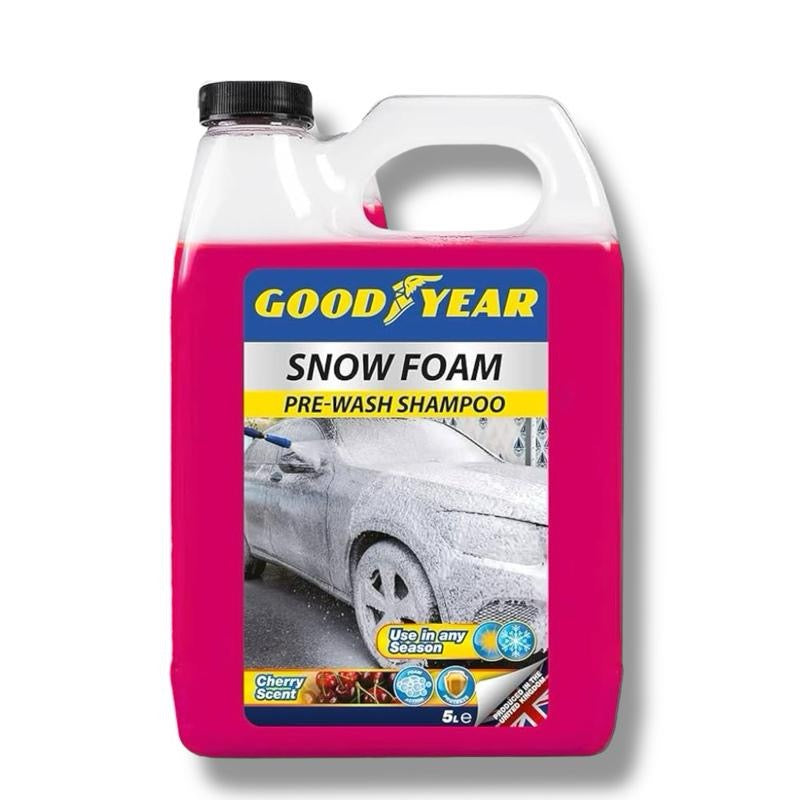 Goodyear Snow Foam Car Shampoo Cherry Scented - pH Neutral Pre-Wash Cleaner | Safe on All Paint Finishes |