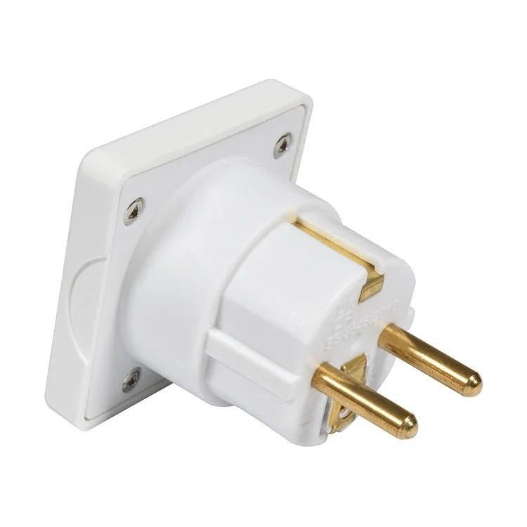 Securlec Uk To EU Travel Plug - Multi-Pack | For EU Visitors From The UK - 2 Pin - 13a 250v