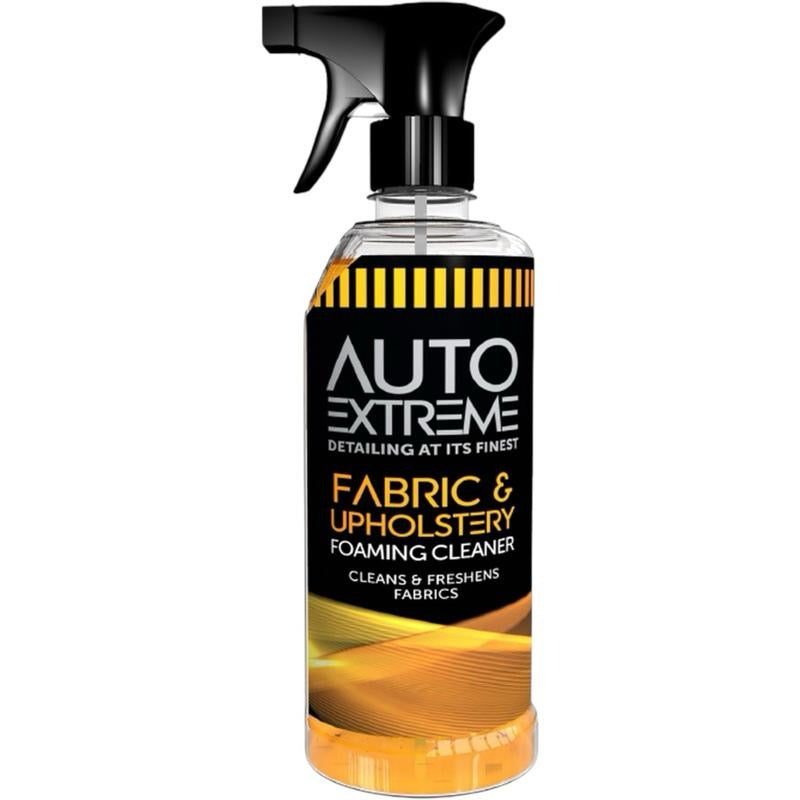 Auto Extreme - Fabric and Upholstery Foaming Cleaner 720ml - Interior Cleaner - Dirt, Grime & Stain Remover - Rapide