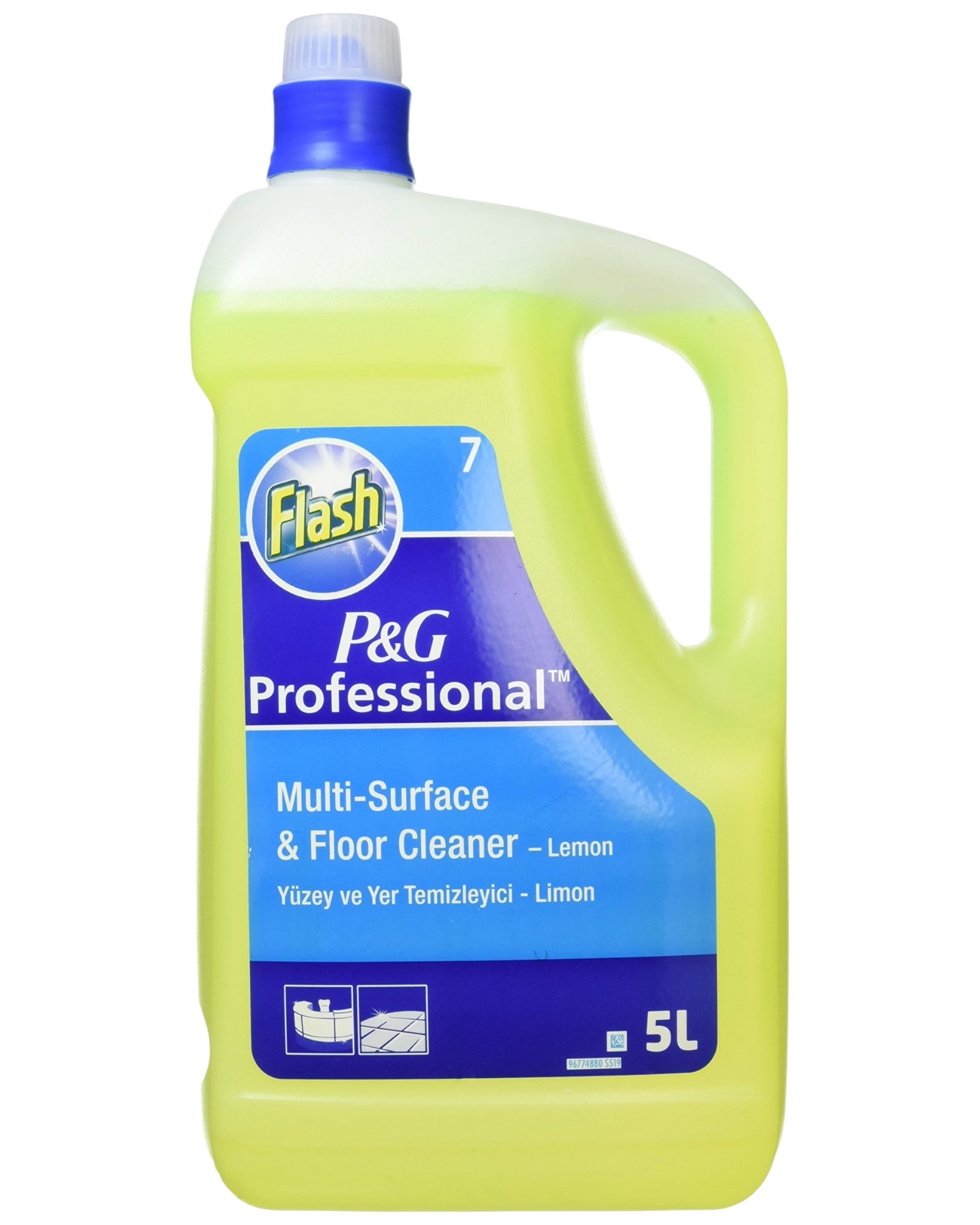 Flash Floor & Surface Cleaner P&G Professional (Lemon) 5L