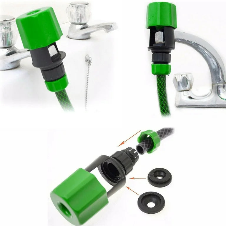 Universal Indoor Tap To Garden Hose Connector | Mixer Tap Or Single Tap To Hose Connector