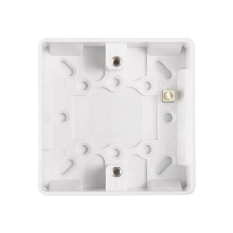 1 Gang Pattress Back Box – Available in 16mm, 35mm & 47mm BS 60670-1, Electrical Socket, Electrical Switch, Electrician, Home DIY plug