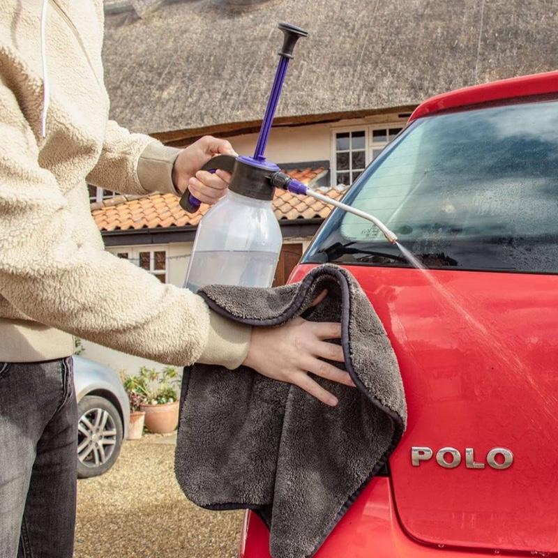 Pressure Pump Sprayer With Lance 1.5L Auto Vehicle / Garden Car Pre Wash, Snow Foam Wash And Wax Heavy Duty, Pressure Control Valve, Adjustable Nozzle, Chemical Resistance, Cleaning, Pesticides Detailing, Valeting, Car Wash, Measurements, Home, Hand Pump